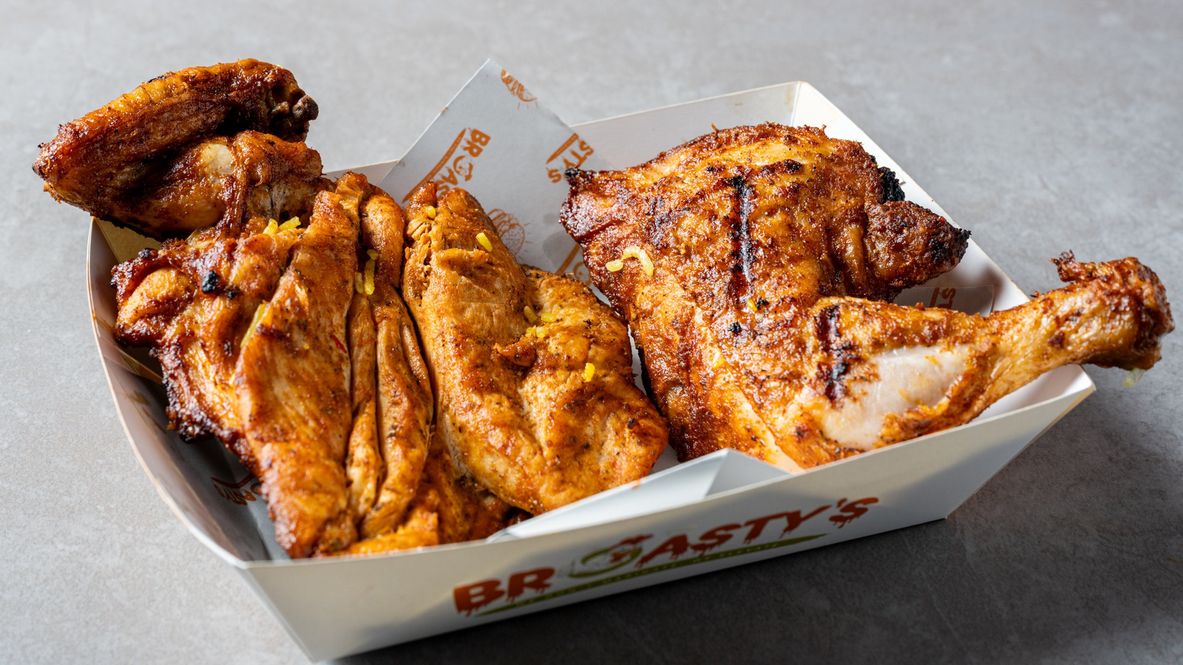 Half Grilled Chicken
