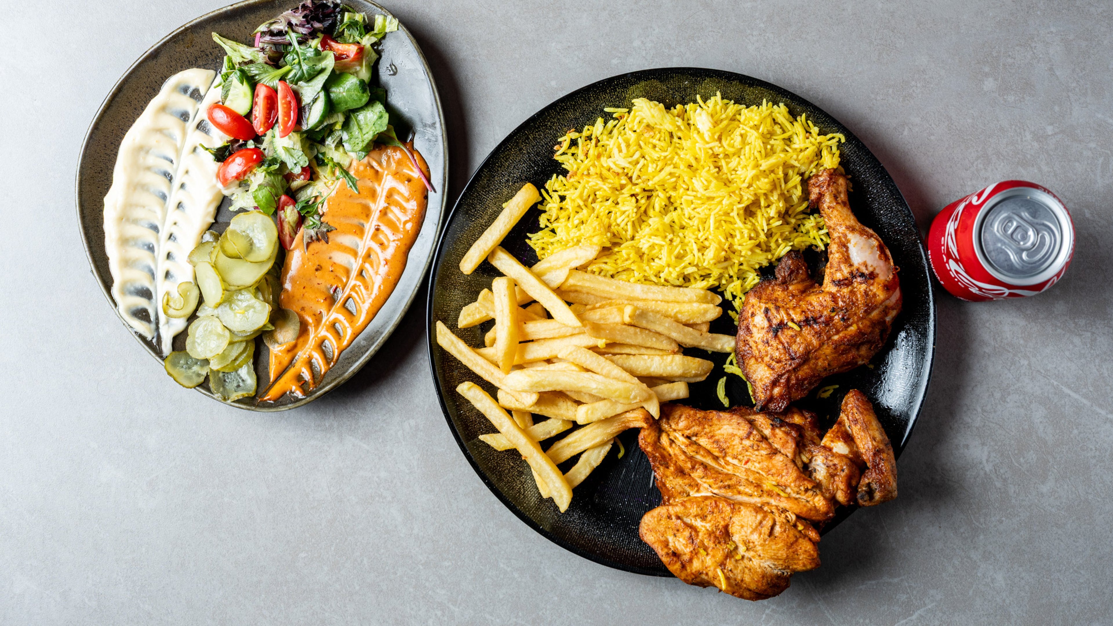 Half Grilled Chicken Combo