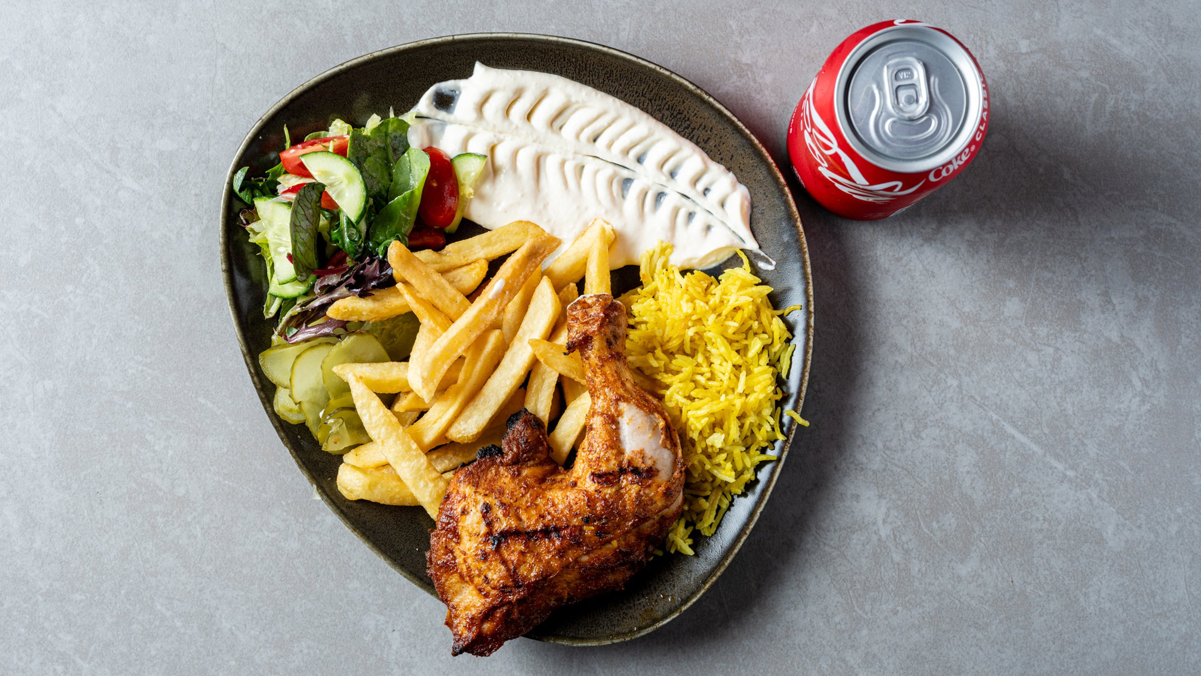 Quarter Grilled Chicken Combo